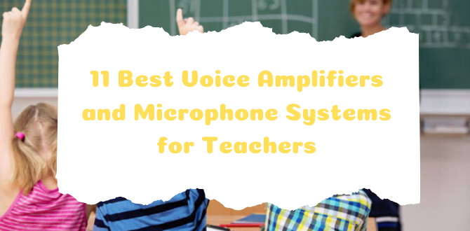 Best voice amplifiers and microphone systems