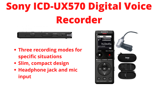 Sony ICD-UX570 Digital Voice Recorder Sony ICD-UX570 Digital Voice Recorder