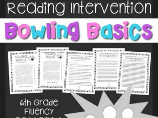 reading intervention bowling basics 6th grade