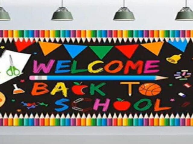 welcome back to school bulletin board design